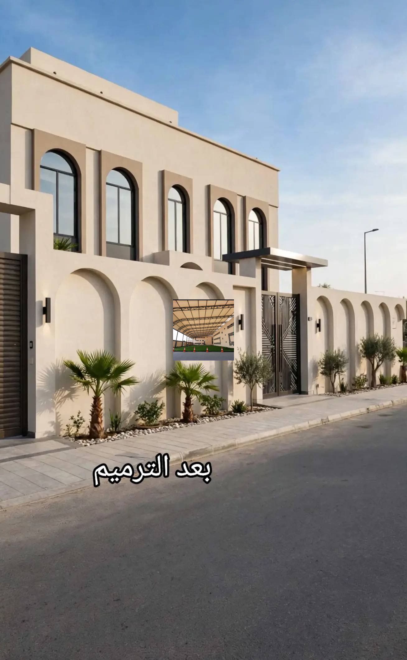بوابة حديد ليزر لفيلا بالرياض
