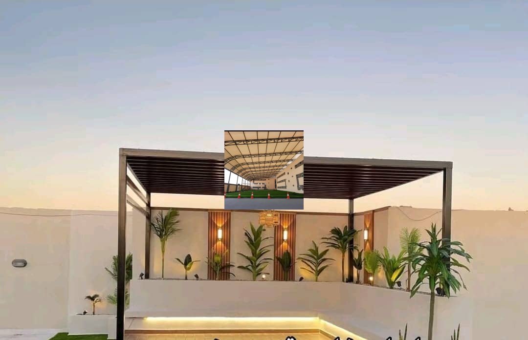 تظليل حديقة منزلية بالرياض