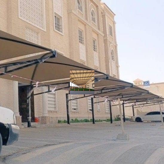 تفصيل مظلة موقف حسب المقاس بالرياض